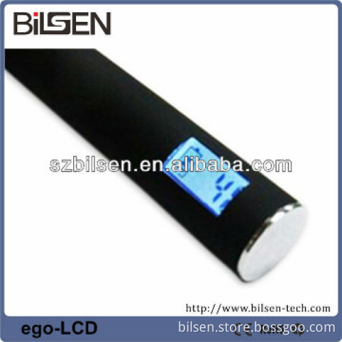Hot !! Fashionable lcd Display E-cigarette ego lcd battery